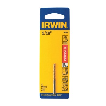 Irwin Titanium Nitride Drill Bit - 1/16"