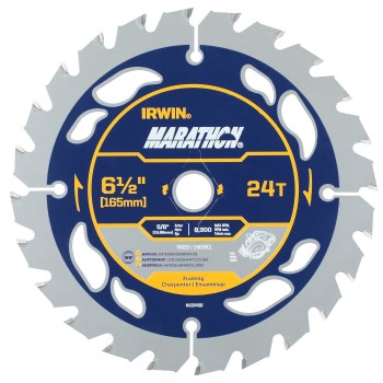 Irwin Marathon Cordless Circular Saw Blade - 6-1/2", 24T