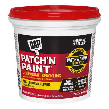 Patch-N-Paint Lightweight Spackling - Quart