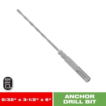 Diablo SDS-Plus Concrete Anchor Bit - 5/32" x 6"