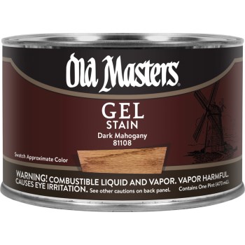 Gel Stain - Oil Based, Dark Mahogany ~ Pint