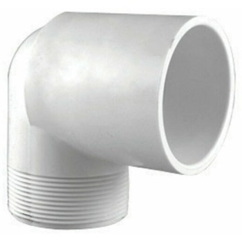 Schedule 40 PVC 90 Street Elbow, MPT x Slip - 1"