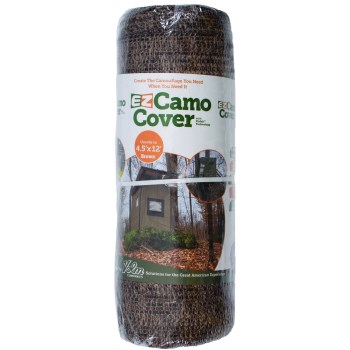 Volm EZ Camo Cover, Brown - 4.5 Ft x 12 Ft