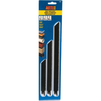 Artu Tungsten Carbide Reciprocating Saw Blade Set - 3pc
