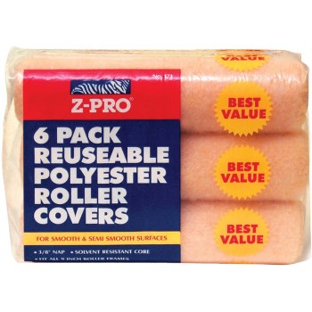 9x3/8in. Nap Roller Covers