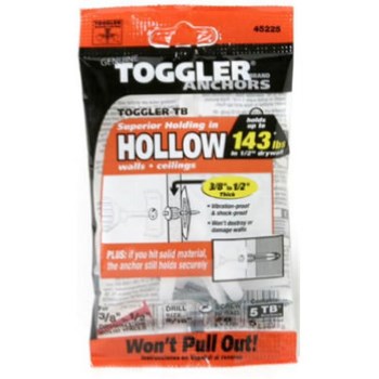 Alligator All-Purpose Wall Anchor (5 pack) #8 x 1-1/2"