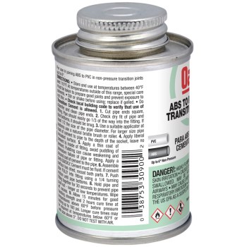 4oz Abs To Pvc Cement