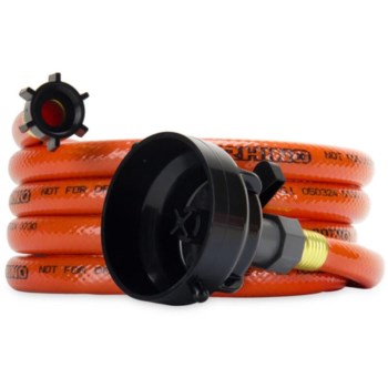 Camco Rhino RV Sewer Hose Rinser   10 Ft  Orange