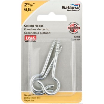 Zinc Ceiling Hooks, Visual Pack 2040 #8