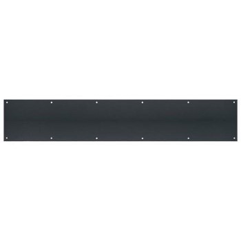 Door Kickplate, Matte Black - 6" x 30"