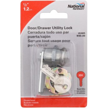 Keyed Alike Door/Drawer Utility Locks ~ 1/2"