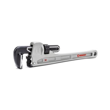 Straight Pipe Wrench, Aluminum K9 Jaw - 14"