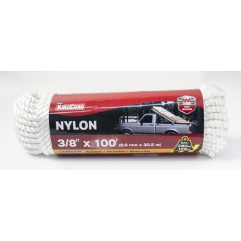 Mibro Twisted Nylon Rope - 3/8" x 100 Ft
