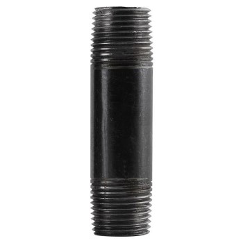 Pipe Nipple, Black Steel - 3/4" x 3-1/2"