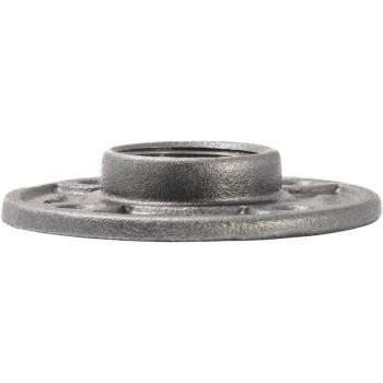 Anvil/Mueller Malleable Iron Floor Flange, Black - 1-1/4"