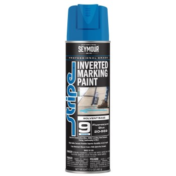 Stripe Inverted Marking Paint, Fluorescent Blue - 20 oz