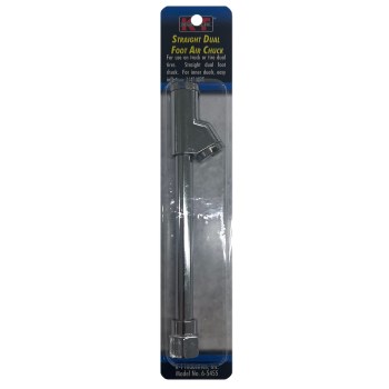 K-T Industries Straight Dual Foot Tire Chuck - 1/4" NPT