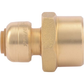 SharkBite Push-Fit Female Adapter - 1/4" x 1/2" FNPT