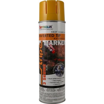 Inverted Marking Paint, Utility Yellow - 15 oz