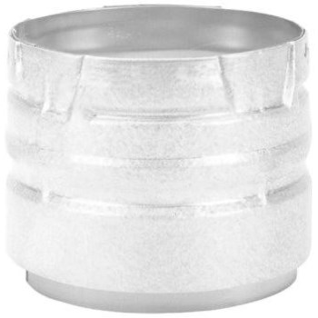 Wood Pellet Stove Vent Pipe Adapter, Galvanized Finish  ~ 3"