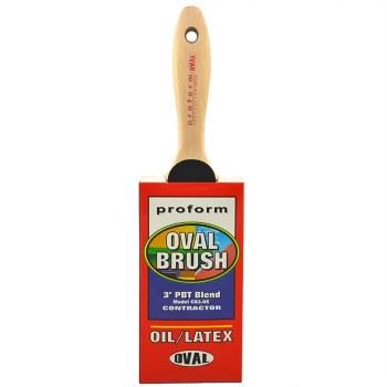 Proform Oval Handle Paint Brush - 3"