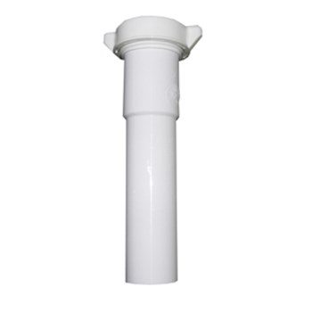 Larsen PVC Extension Tube with Nut - 1-1/2" x 6"