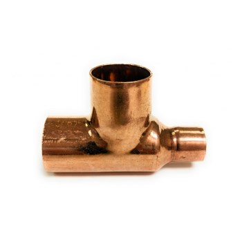 Copper Reducing Sweat Tee - 3/4" x 1/2" x 3/4"