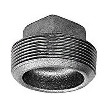 Square Head Plug, Black Steel - 1"