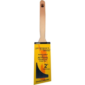 Linzer Pro Impact Angle Sash Brush, Polyester - 2"