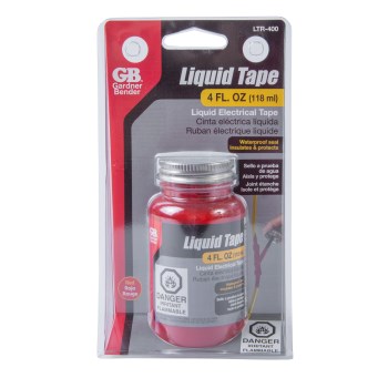 Liquid Electrical Tape, Red - 4 oz