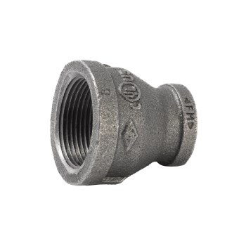 Anvil/Mueller Malleable Reducing Coupling, Black - 1-1/4" x 3/4"