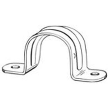 Conduit Strap, Two Hole, Steel ~ 3/4"