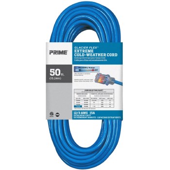 Prime Glacier Flex Cold Weather Cord - 12/3 x 50 Ft