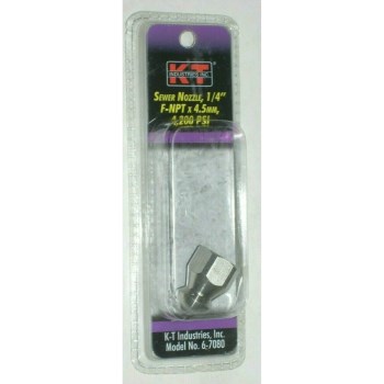 K-T Sewer Jet Nozzle - 1/4"