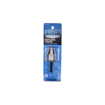 Century Drill Keyless Chuck - 1/4" Hex Shank, 2-1/2" Length