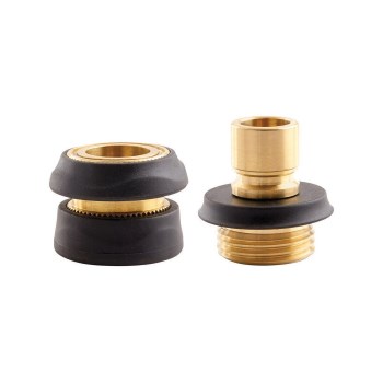 Brass Quick Connector Set, Male/Female