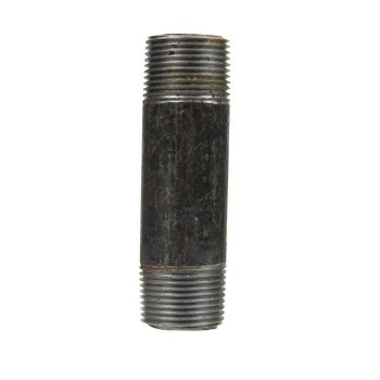 Pipe Nipple, Black Steel - 1-1/2" x 4"