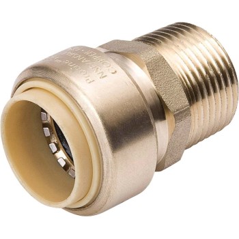Push Fit MPT Adapter - 1/2"