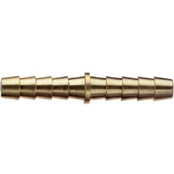 Tru-Flate Brass Barbed Air Hose Splicer - 1/4"