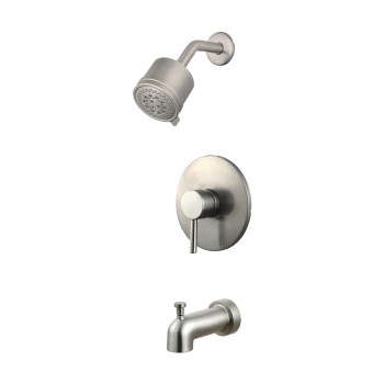 Casmir Tub/Shower Set, Brushed Nickel