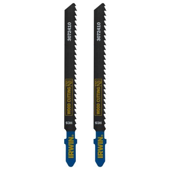 Irwin Marathon T-Shank Jigsaw Blade, 10 TPI - 4" (2-Pack)