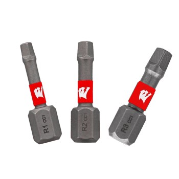 Square Drive Bit Set - 1", 3 Piece