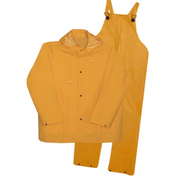 Rain Suit, Lined - Large, 3-Piece