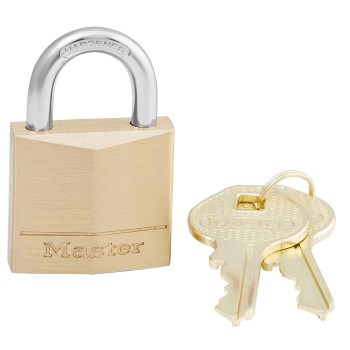 Solid Brass Padlock - 1-3/16"