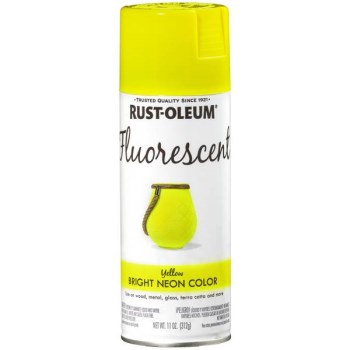 Spray Paint, Fluorescent Yellow