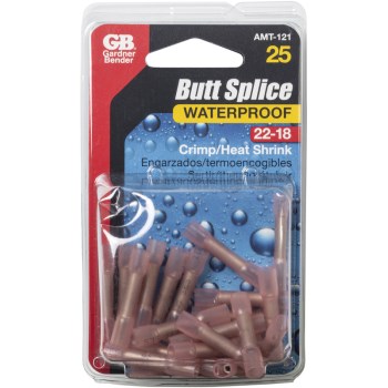 25/Pk Red Butt Splice