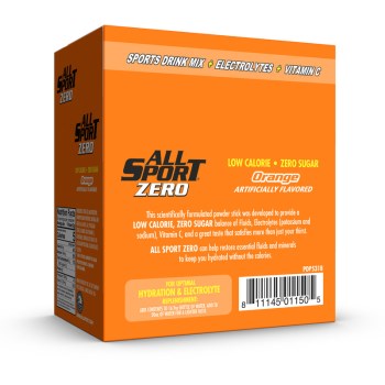 All Sport Zero Powder Sticks, Orange - 50pk