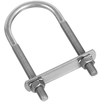 Stainless Steel U-Bolt,  5/16" x 1-3/4" x 4-1/4"
