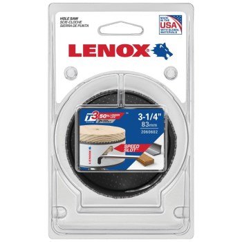 Lenox SpeedSlot Bi-Metal Hole Saw - 3-1/4"