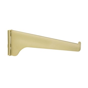 Shelf Bracket, Brass - 8"